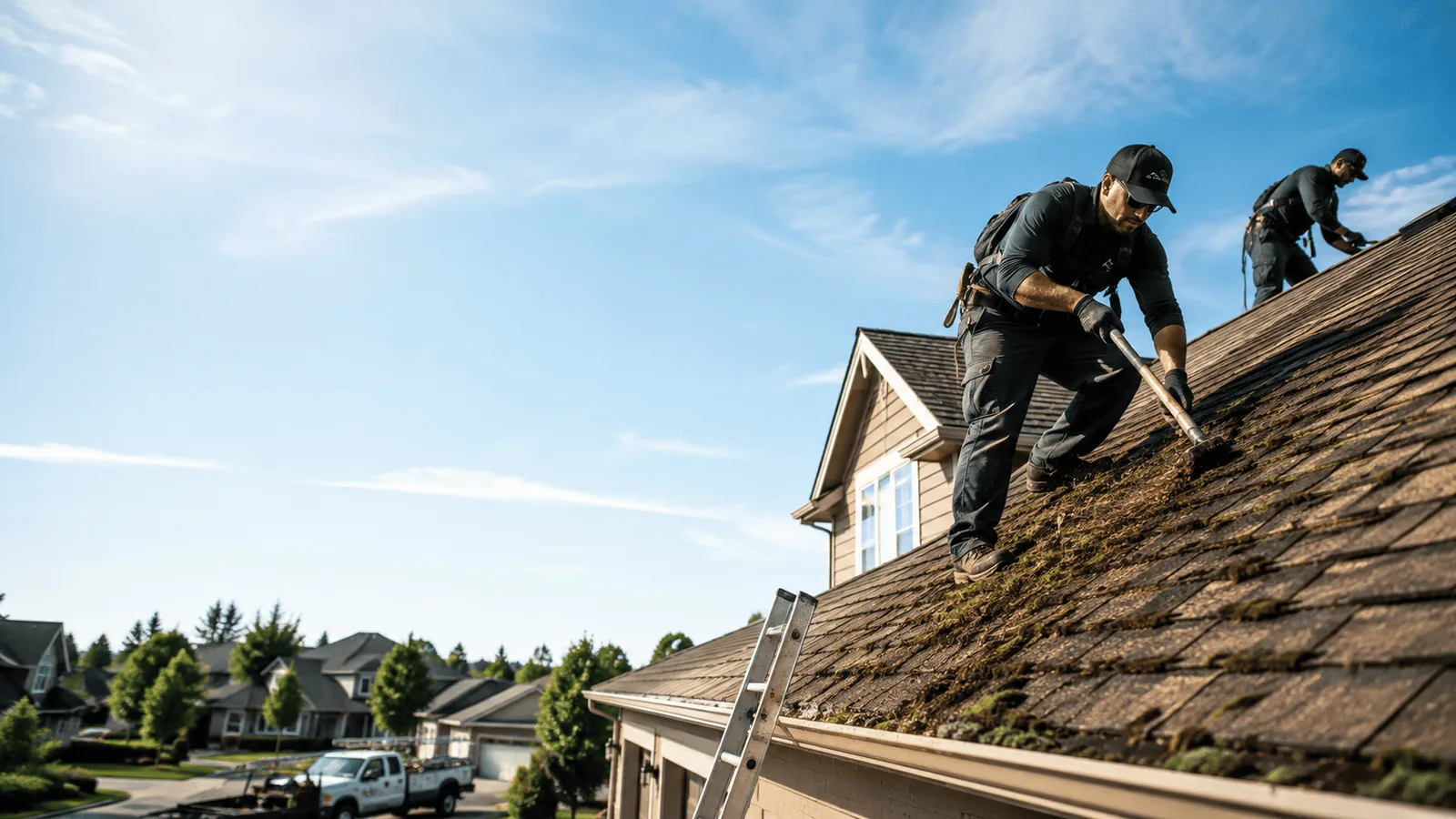 Roof Moss Removal in Thornton, IL near me